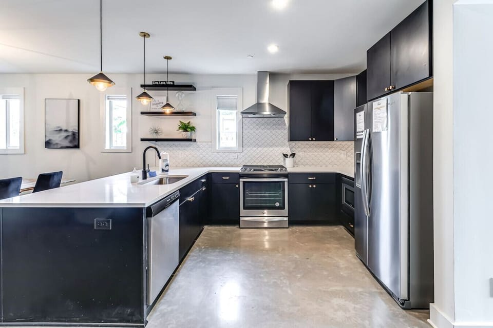 Stainless Steel Appliances with High-End Finishes