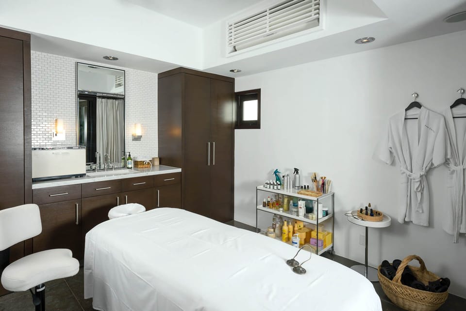 Fully indulge in all the amenities Casa Oliver has to offer, including the fully-equipped spa room!