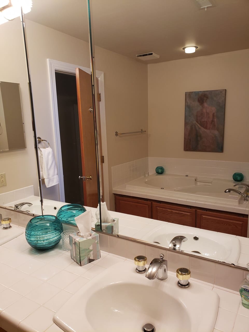 Primary bathroom. Jetted tub. Shower is separate.