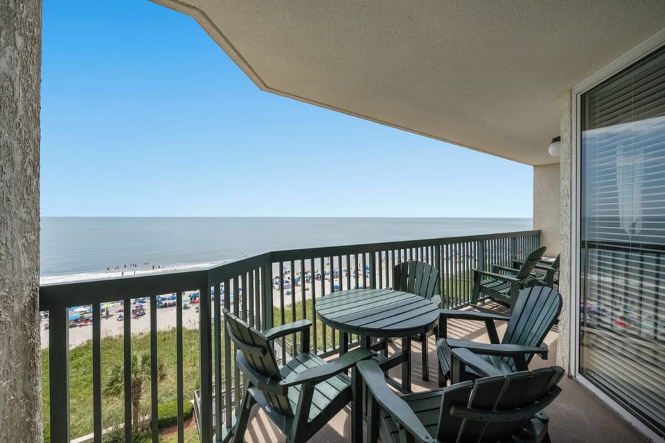 Grab a cup of coffee and enjoy the best view of the sunrise.
