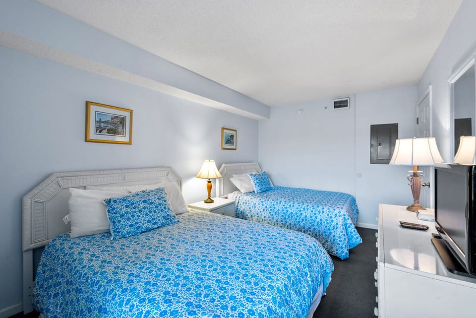 When you need private time, retreat to your bedroom to read or watch TV.