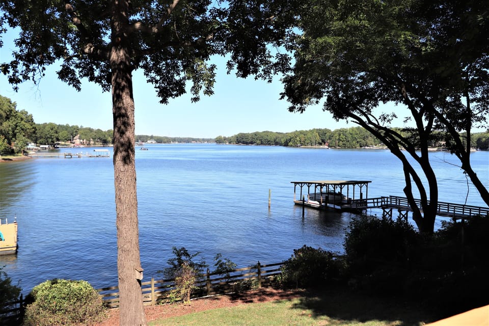 View from the deck facing the main channel