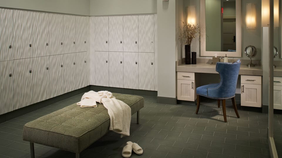 One Steamboat Place: The Spa changing/locker room