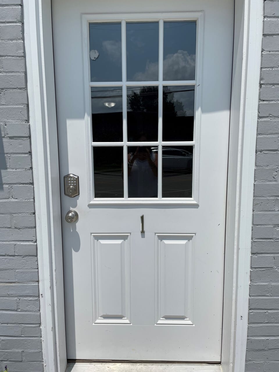 Suite 1 with keypad for entry