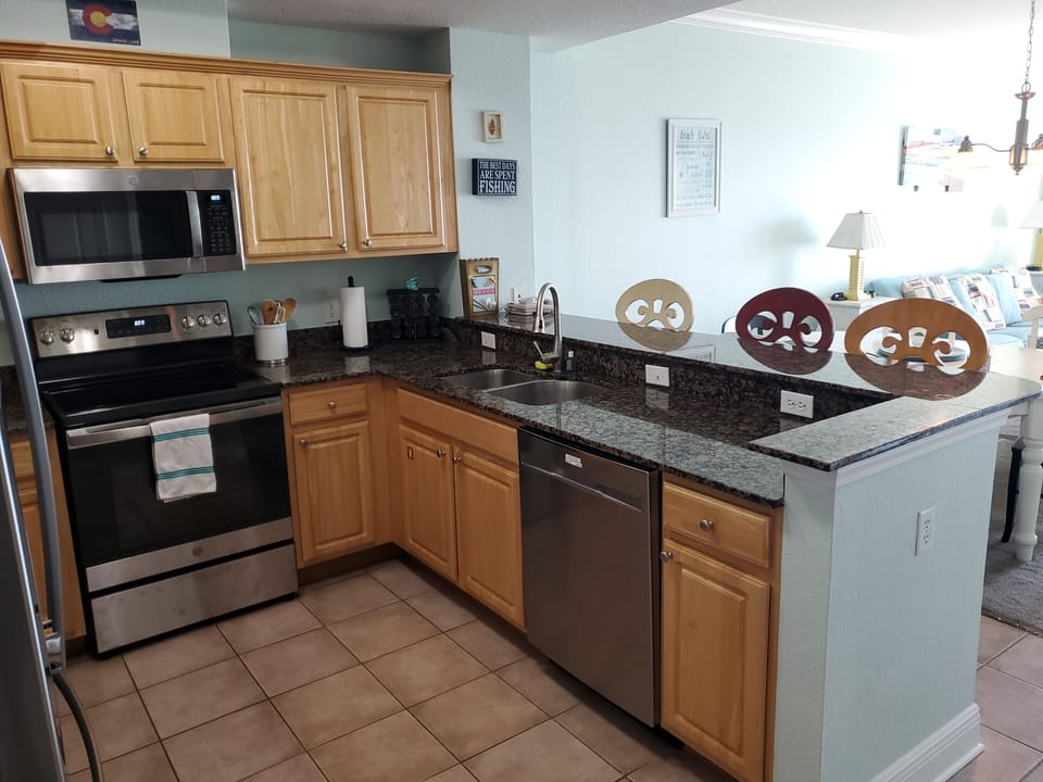 Updated stainless steel appliances