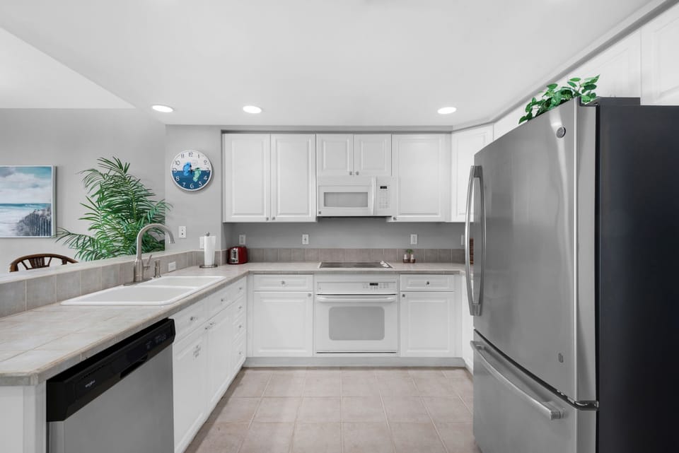 Kitchen has everything your chef needs