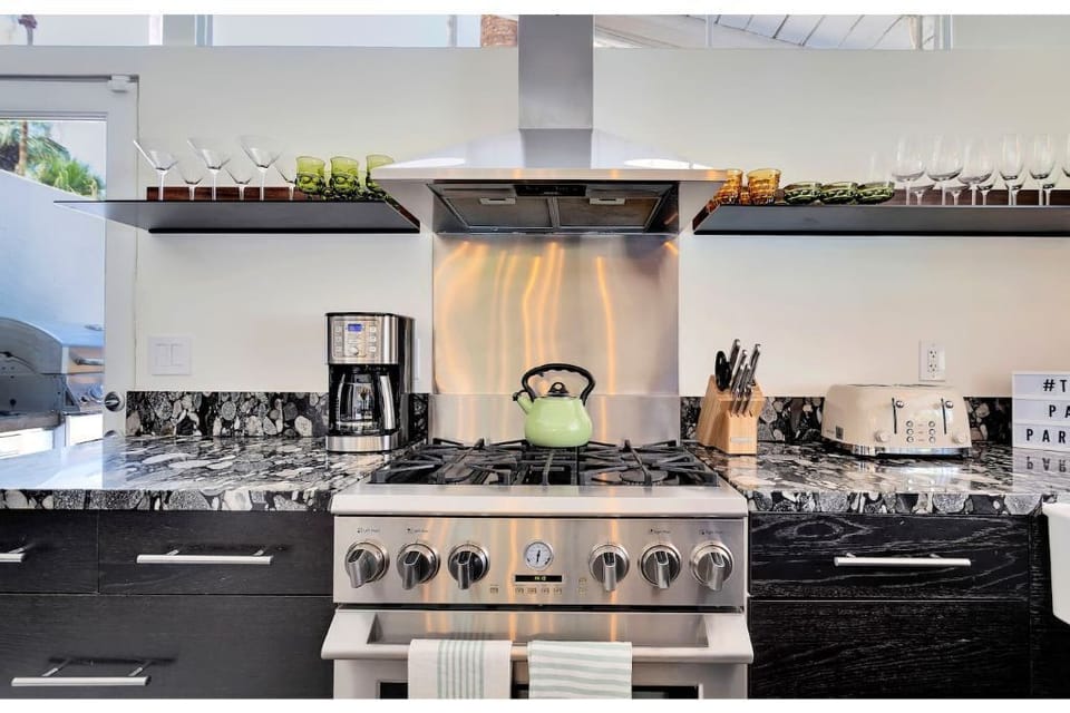 Fully-stocked kitchen