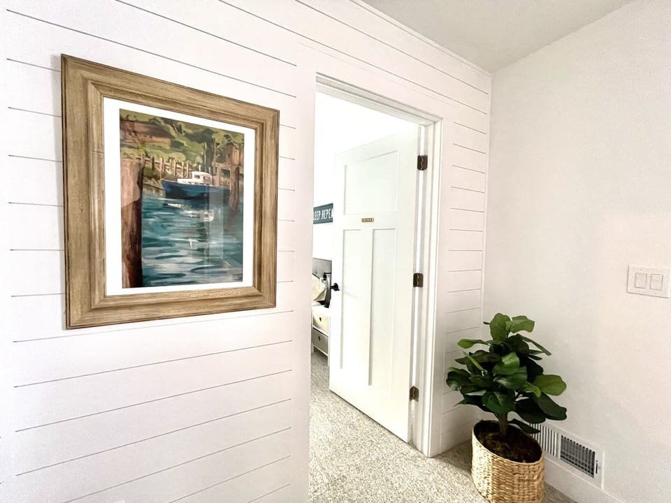 Second floor hallway corridor. 