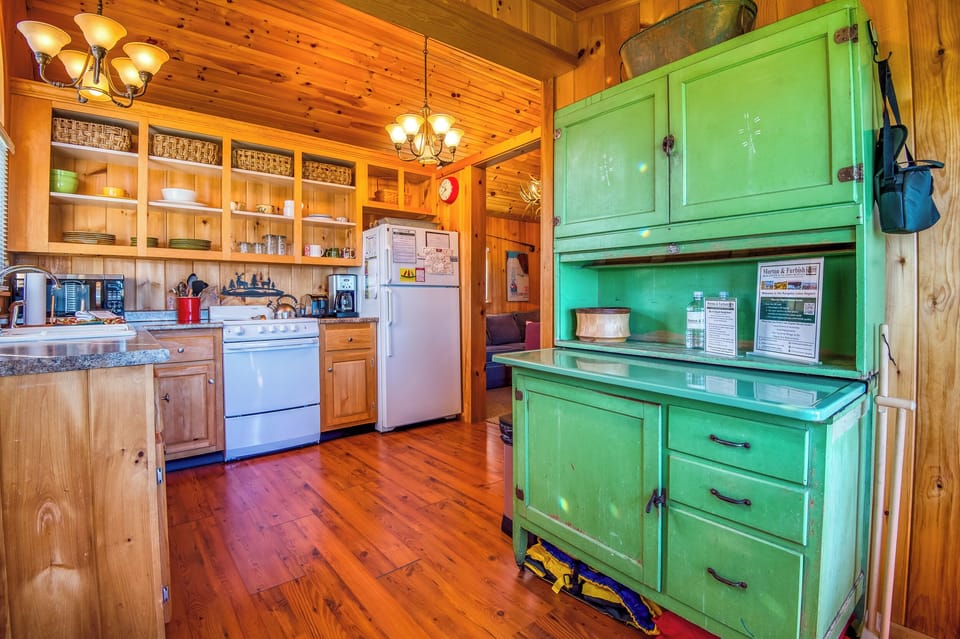 View When you Walk in the Cabin