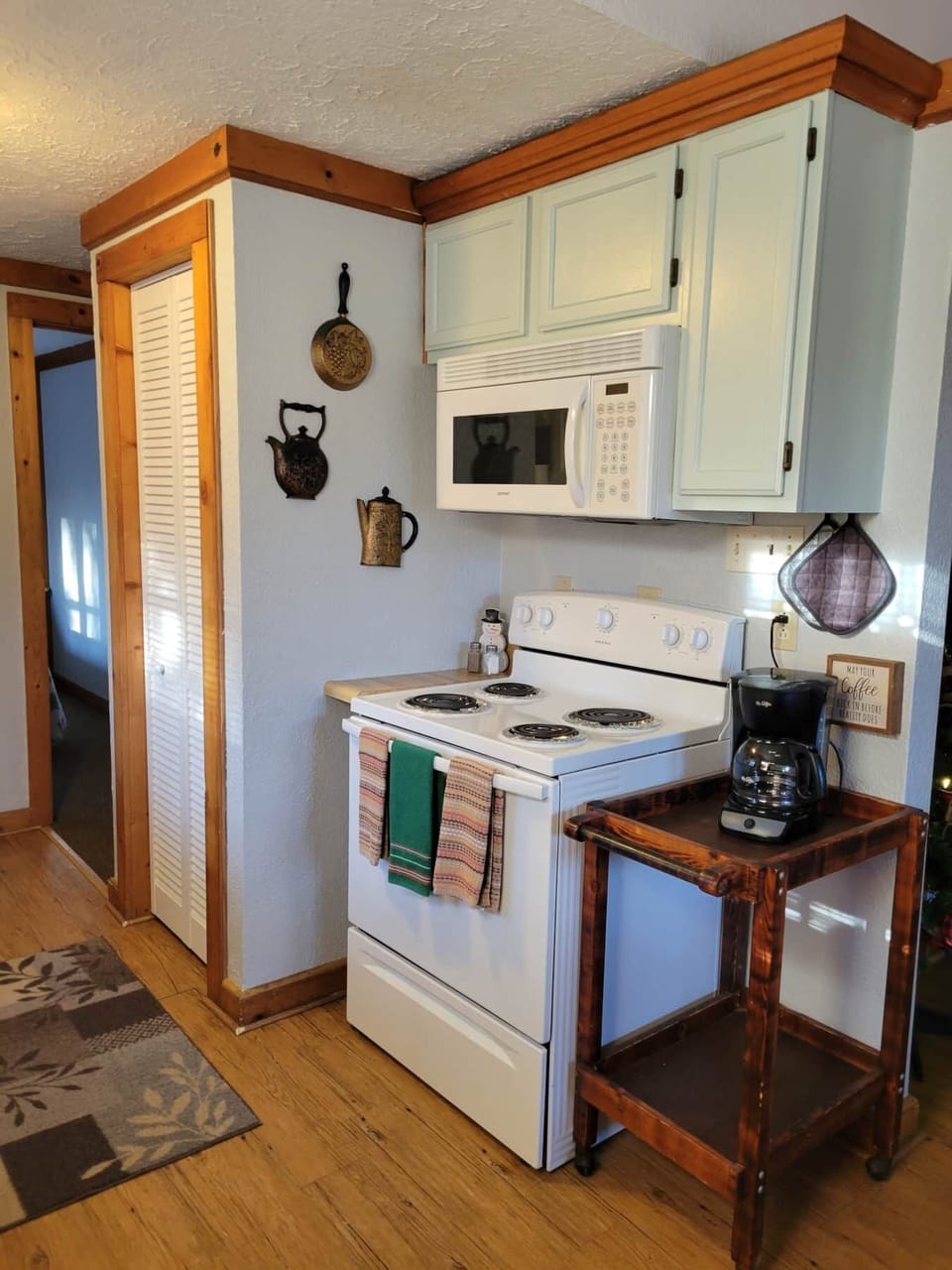 Great place to make a meal. Drip Coffee Maker