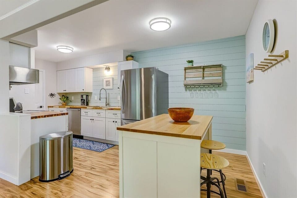 Stools Hidden for Extra Seating