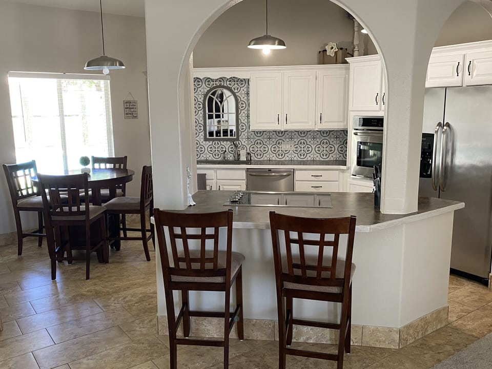 Bar and kitchen