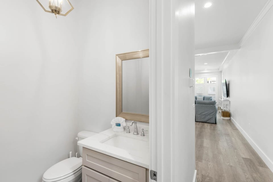 Guest half bathroom