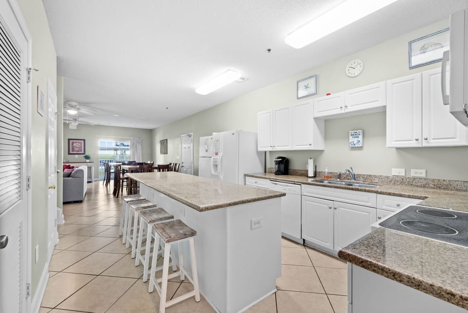 Sit around the kitchen bar and plan your next excursion.