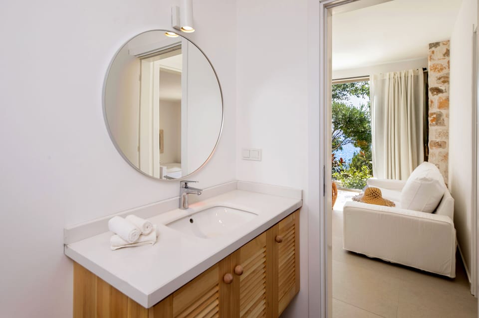 Deluxe Suite | Bathroom | Shower, rainfall showerhead, free toiletries, hair dryer