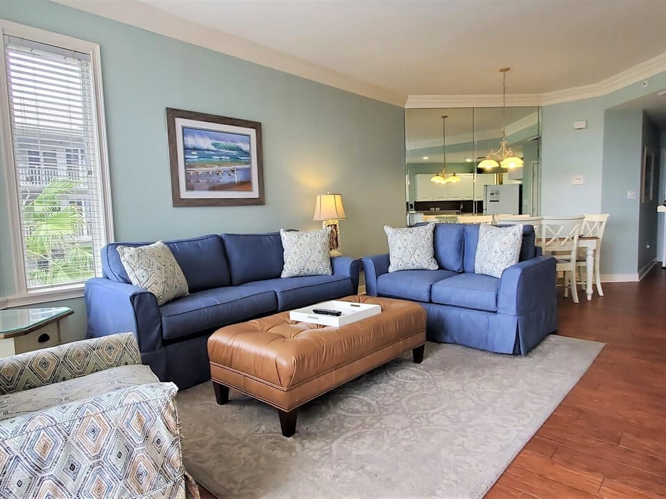 Living Room, Dining Area and Kitchen at 2404 Sea Crest