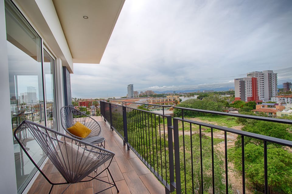 Private balcony with sweeping views
