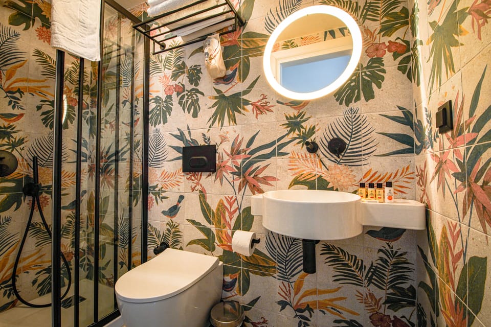 Deluxe Double Room | Bathroom | Shower, free toiletries, hair dryer, towels