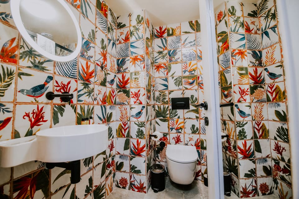 Deluxe Double Room | Bathroom | Shower, free toiletries, hair dryer, towels
