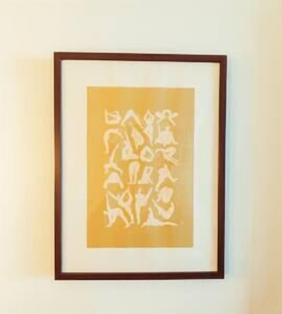 One bedroom - art