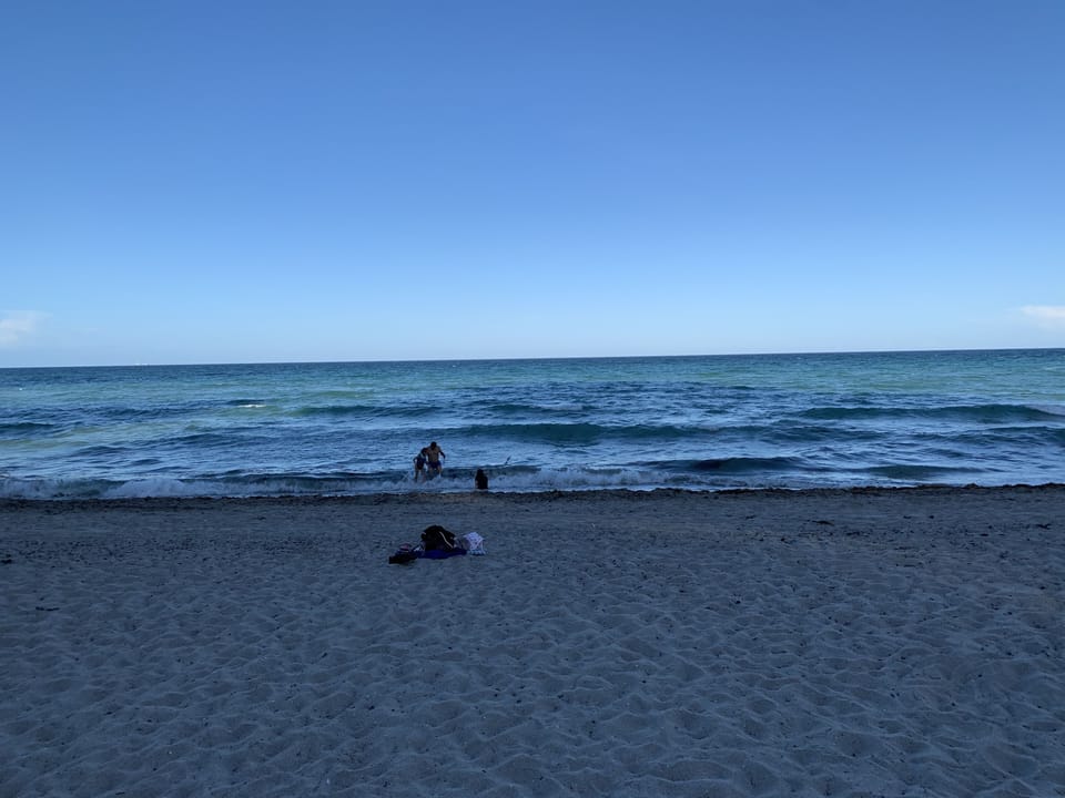 Direct access to beautiful beach. 