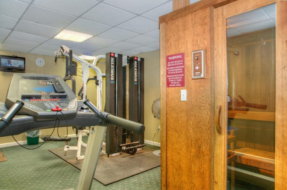 A Sauna provided for guests after that long workout. 