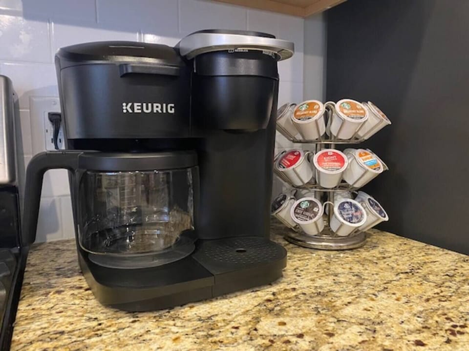 Fully stocked coffee/tea