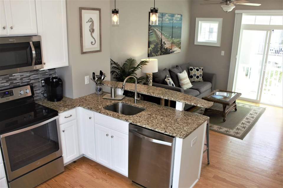 Kitchen - open floor plan 
