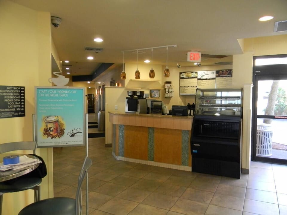 Onsite food shop
