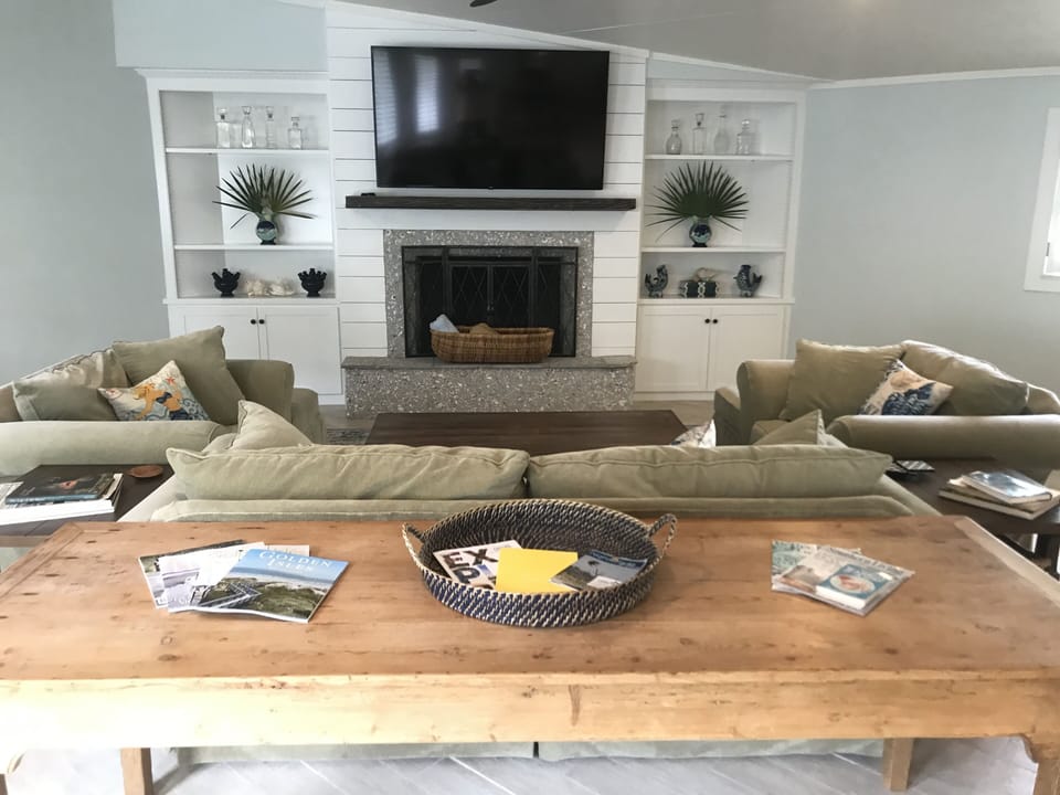 70 inch  smart tv great for big groups. Large, comfy seating