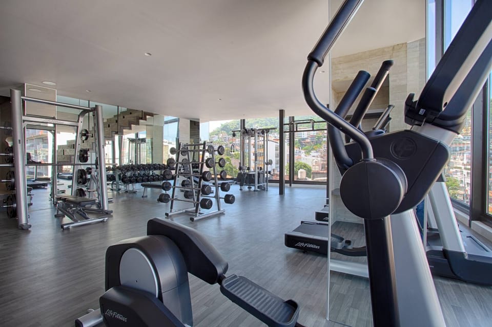 Well-equipped gym
