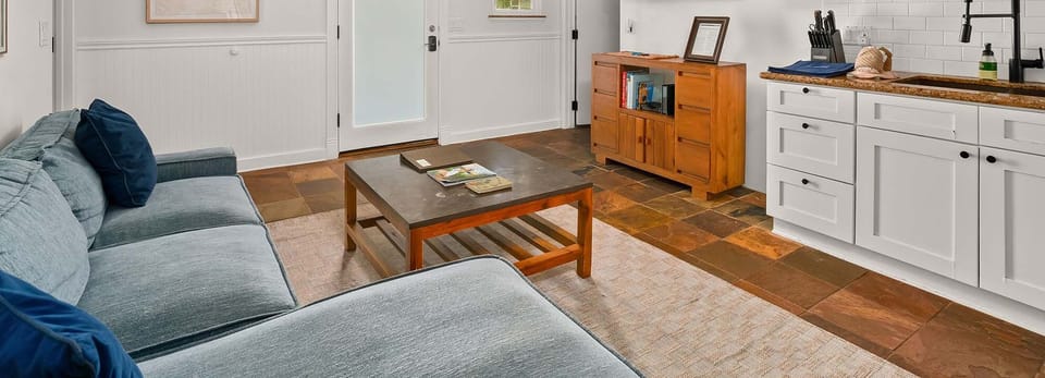 Sugar Mill Cottages #2 - Living Great Room & Entry - Parrish Kauai