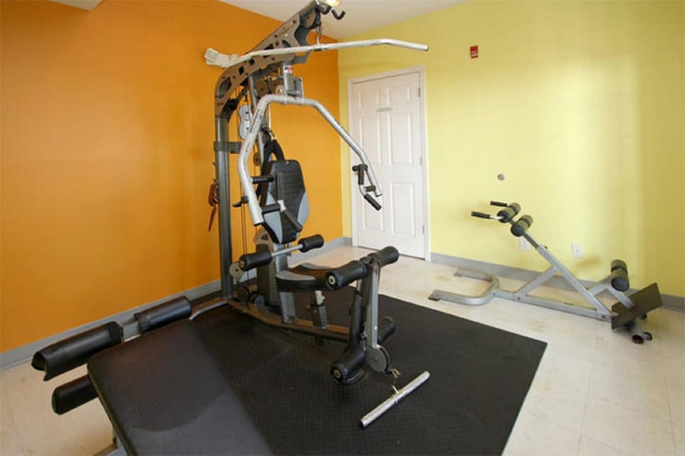 Don't worry about all the seafood dinners.
Work them off in the fitness room.