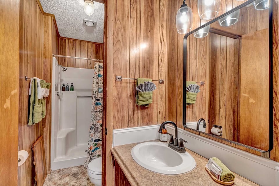 Bathroom and shower