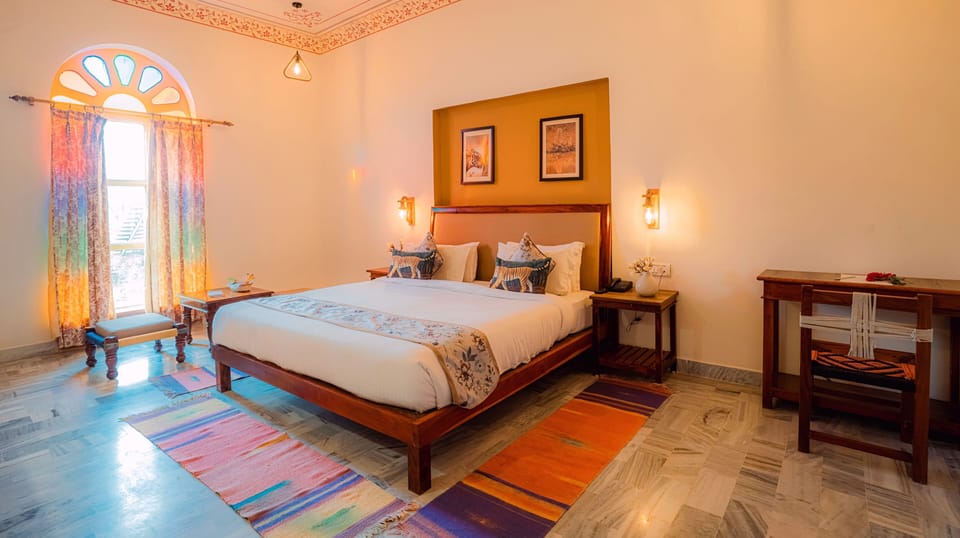 Premium Double Room | In-room safe, desk, laptop workspace, blackout drapes
