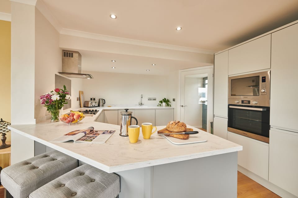 modern open plan kitchen