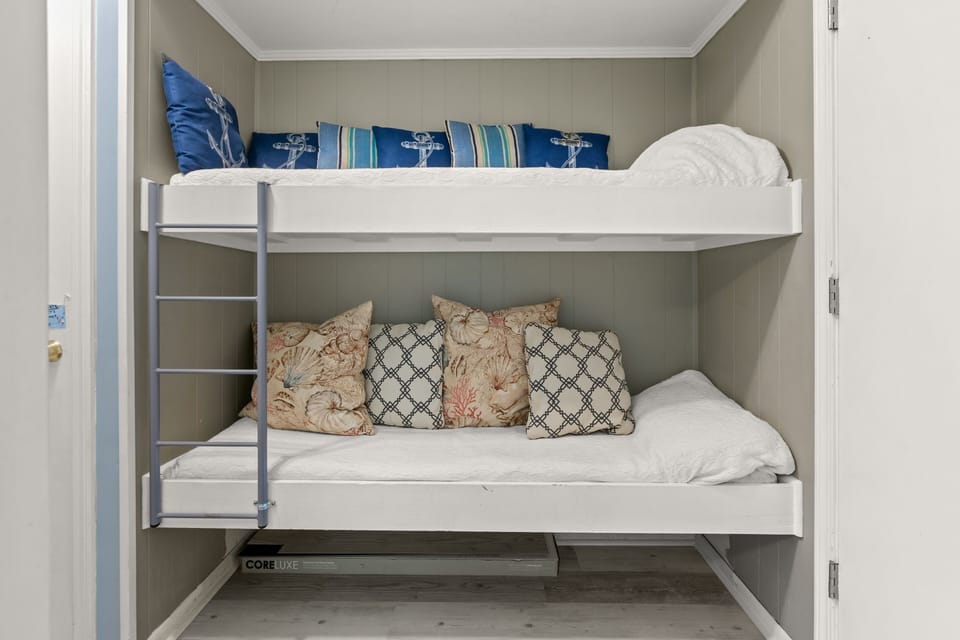 The kids will love the bunk beds.