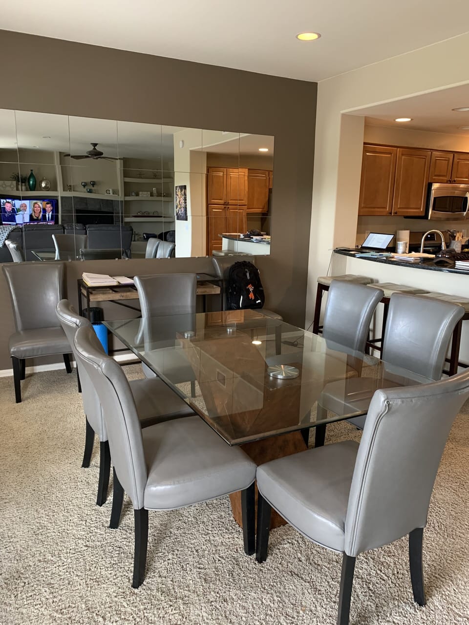 8 person dining room