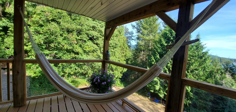 Enjoy a lazy afternoon in our cozy hammock 