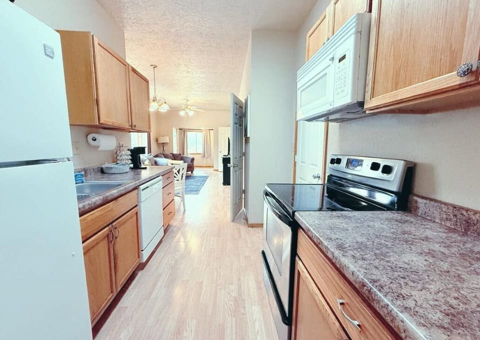 Full sized kitchen to cook your meals.