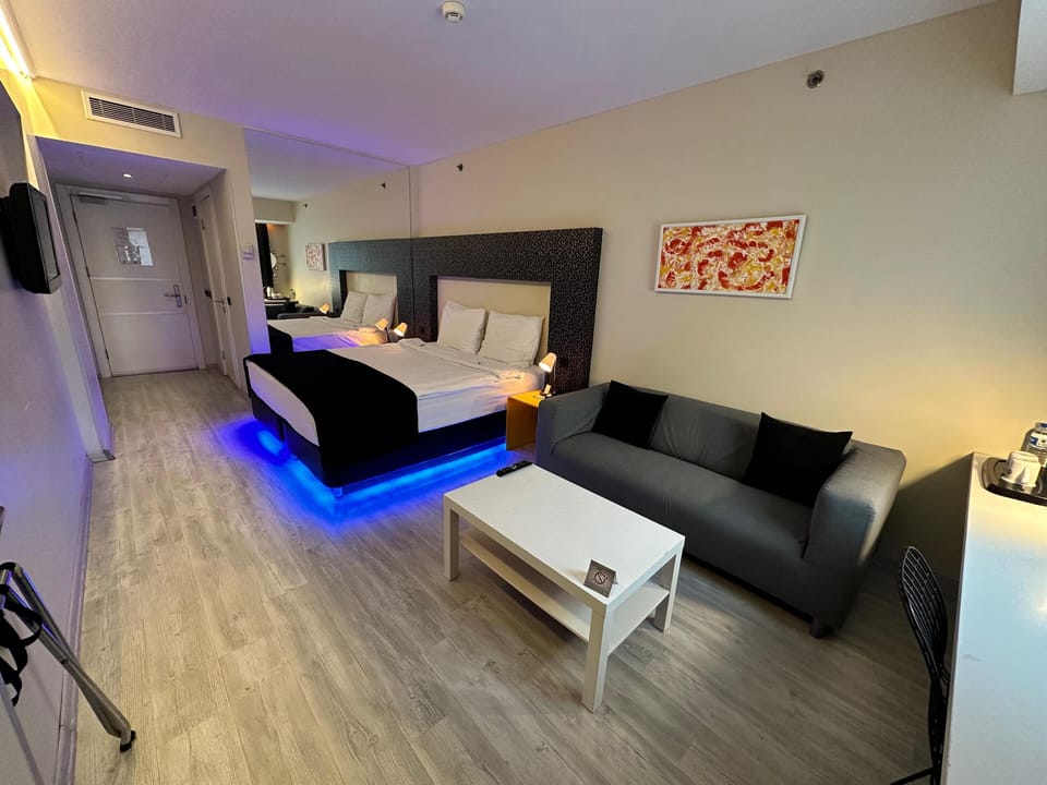 Standard Double Room | Free minibar items, in-room safe, desk, soundproofing