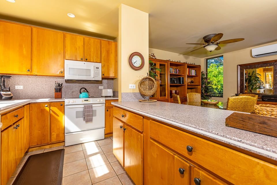 An open floor design provides opportunity for conversation.