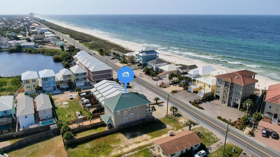 Beautiful beach home with beach access across the street