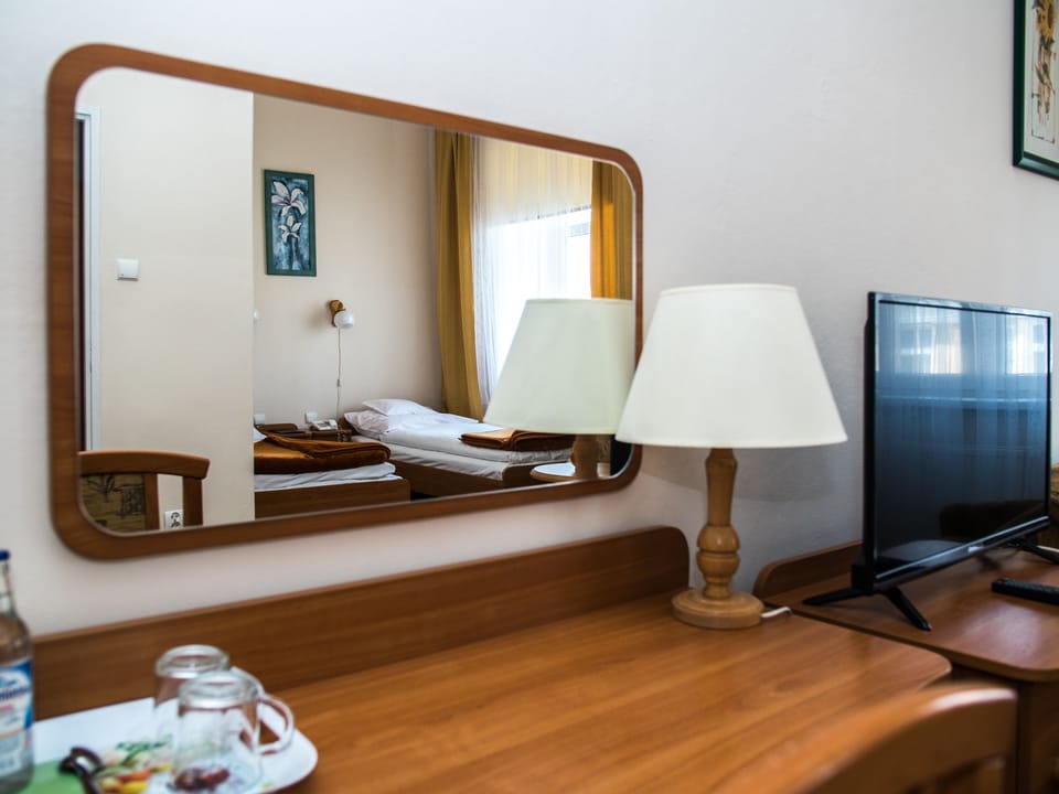 Standard Twin Room, City View | In-room safe, desk, iron/ironing board, free cribs/infant beds
