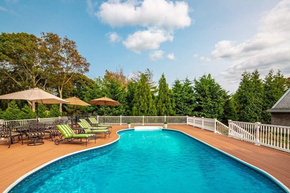 Pool and outdoor area grill area