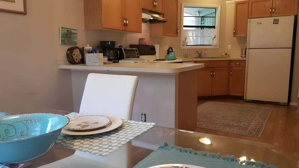 Fully stocked Kitchen.
