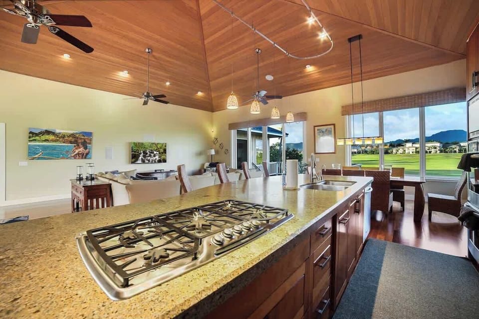 Fully stocked kitchen