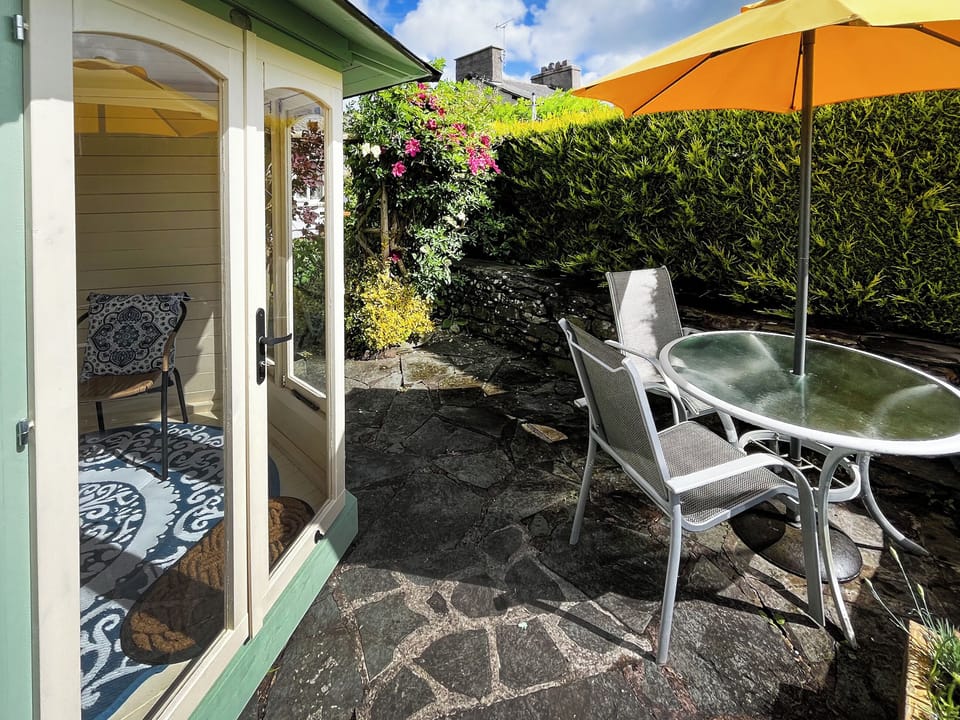 Sitting-out-area | Hidden Cottage, Lowick, near Coniston