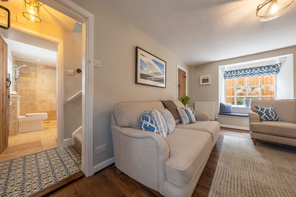 Ground floor: Showing sitting room and downstairs wet room