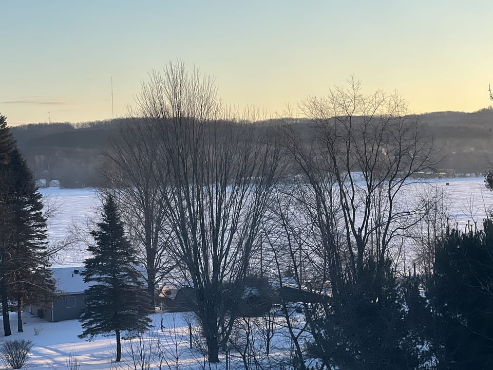 Morning view, all seasons beautiful Jordan Valley & Lake Charlevoix 